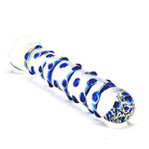 Spectrum by Loving Joy Nubby Textured Glass Dildo